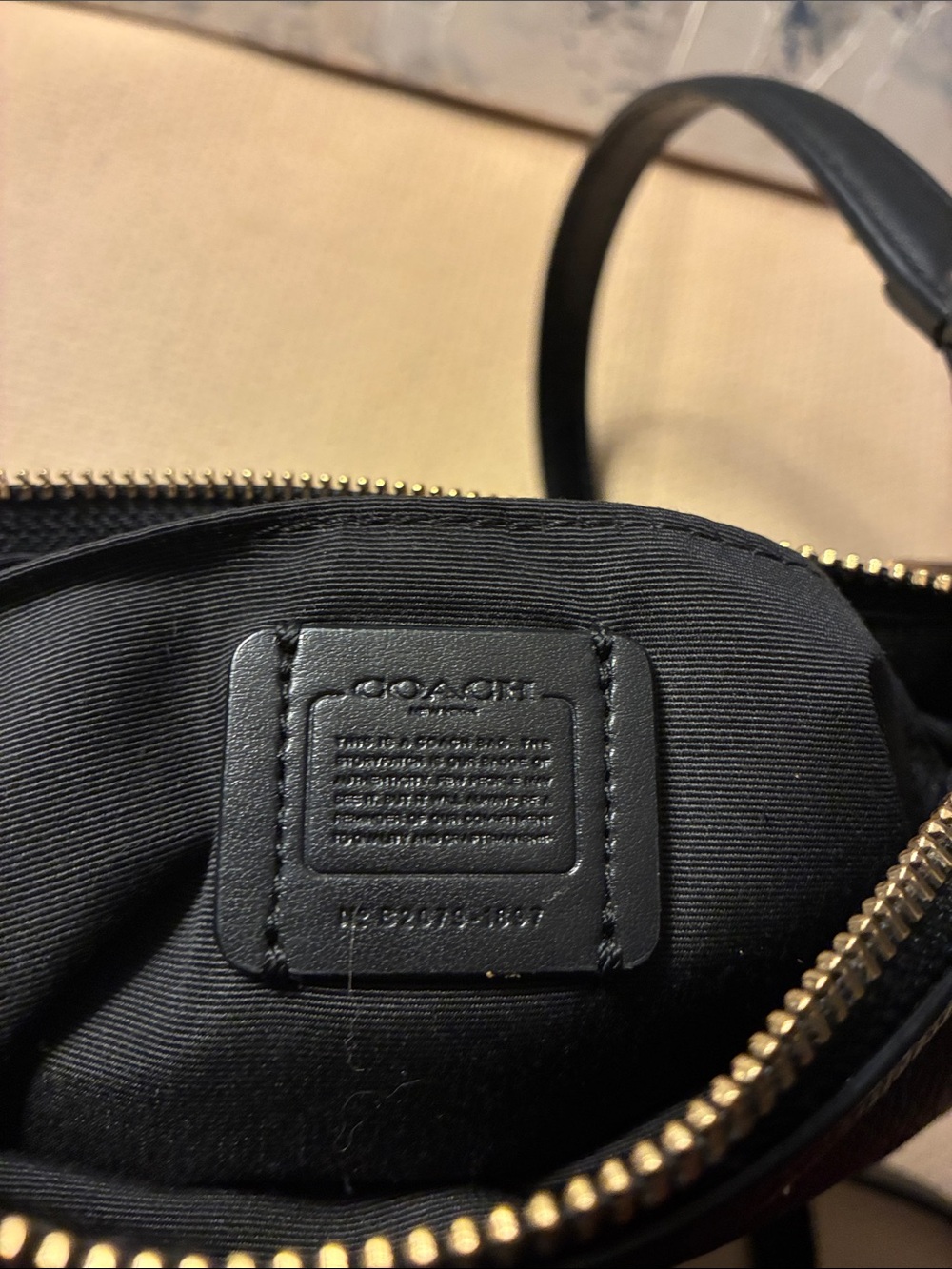 Genuine Coach Black jes slim Leather  Embossed Coach Crossbody Bag 2020 - Picture 8 of 10